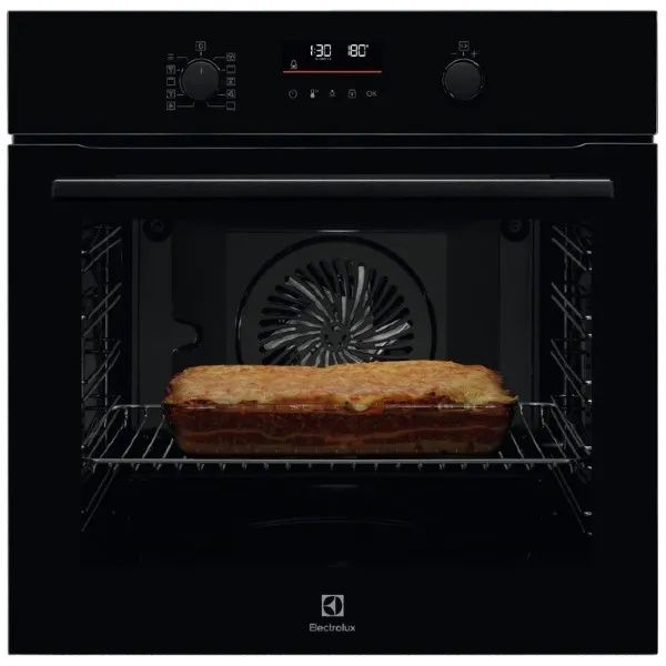 תנור אפייה בנוי 71 ליטר זכוכית שחורה ELECTROLUX EOP6526K יבואן רשמי