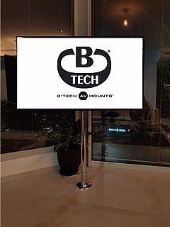 עמוד לטלוויזיה בגובה 1.5 מ' כולל סיבוב B-TECH BTC940XLS – תמונה 2