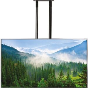 מתקן תלייה תקרתי באורך 2 מטר למסכים עד 120" B-TECH BT8448