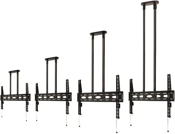 מתקן תלייה תקרתי באורך 2 מטר למסכים עד 120" B-TECH BT8448 – תמונה 4
