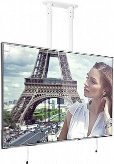 מתקן תלייה תקרתי באורך 3 מטר למסכים עד 120" B-TECH BT8448 – תמונה 2
