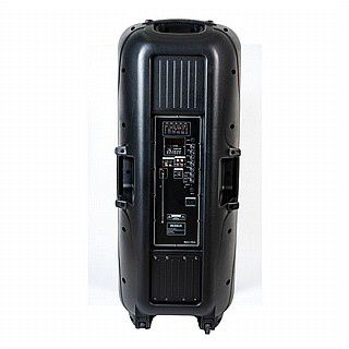 בידורית-רמקול מוגבר נייד 15 אינטש RichTech STUDIO 215 כולל 2 מיקרופונים