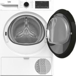מייבש כביסה קונדנסור Beko B3T68110 לבן - 8 ק"ג, 15 תוכניות ייבוש  | יבואן רשמי
