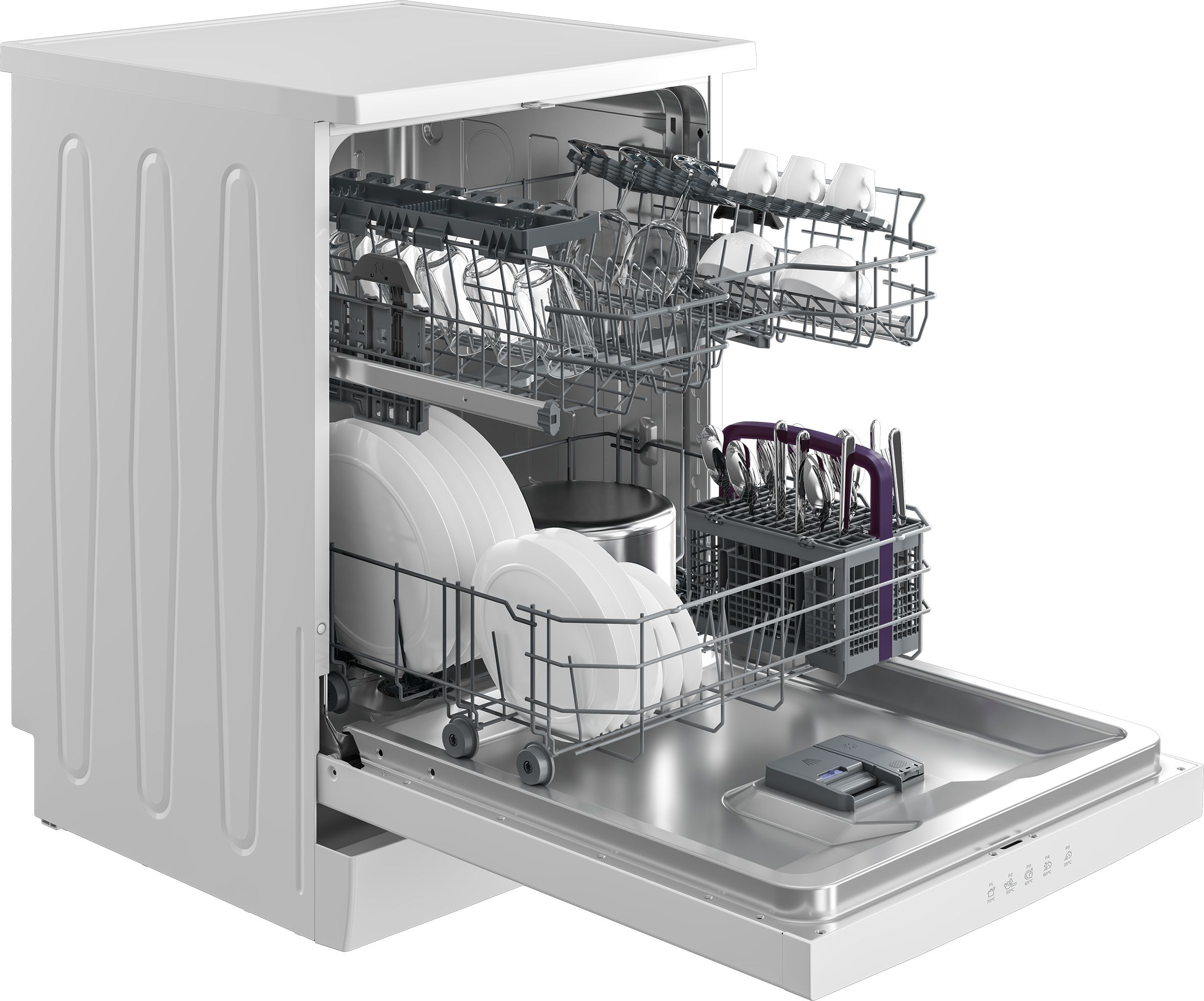 מדיח כלים Beko BDFN15423W לבן - 14 מערכות כלים | יבואן רשמי שנתיים אחריות – תמונה 6