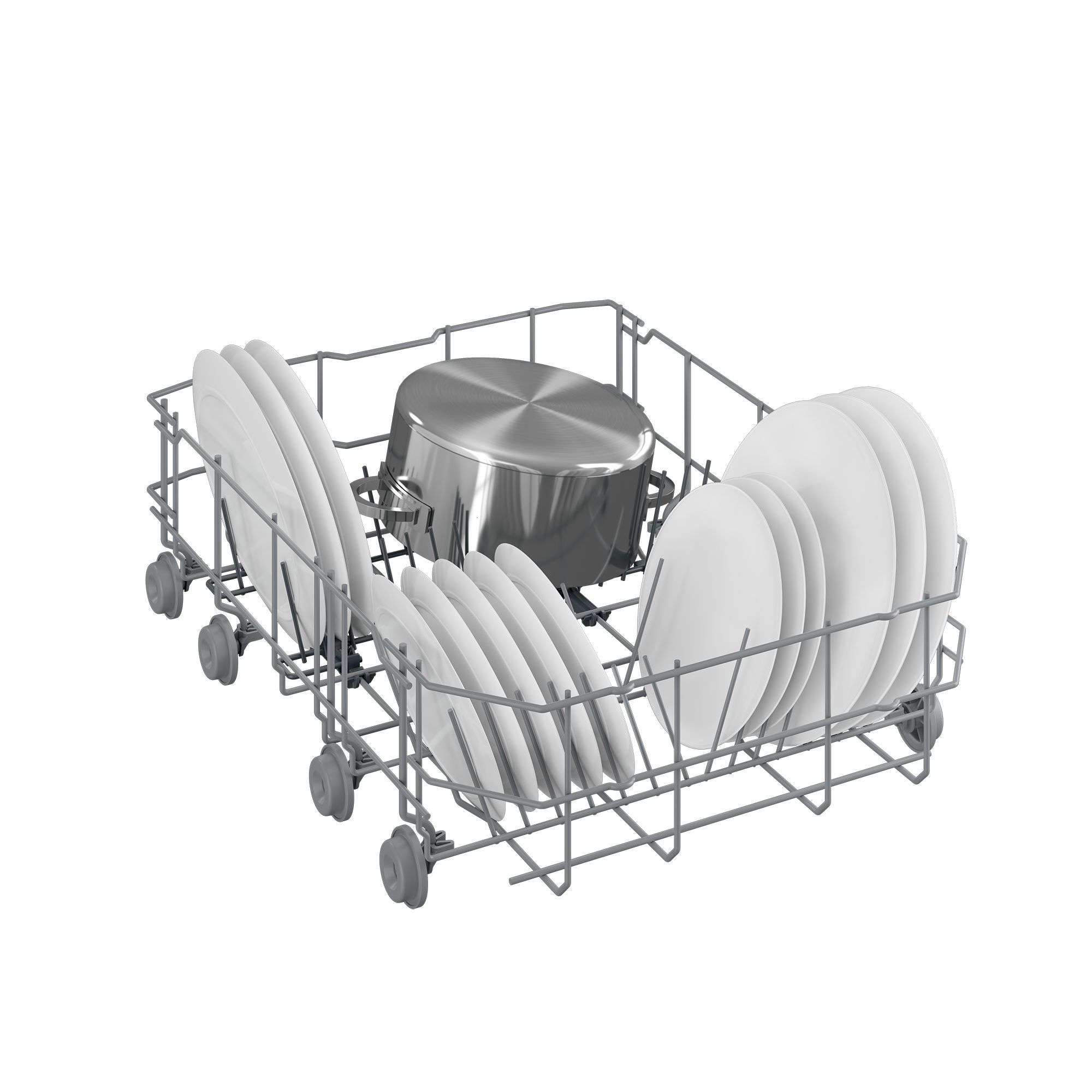 מדיח כלים צר Beko DVS05026W לבן - 10 מערכות כלים | יבואן רשמי-משלוח מהיר – תמונה 5