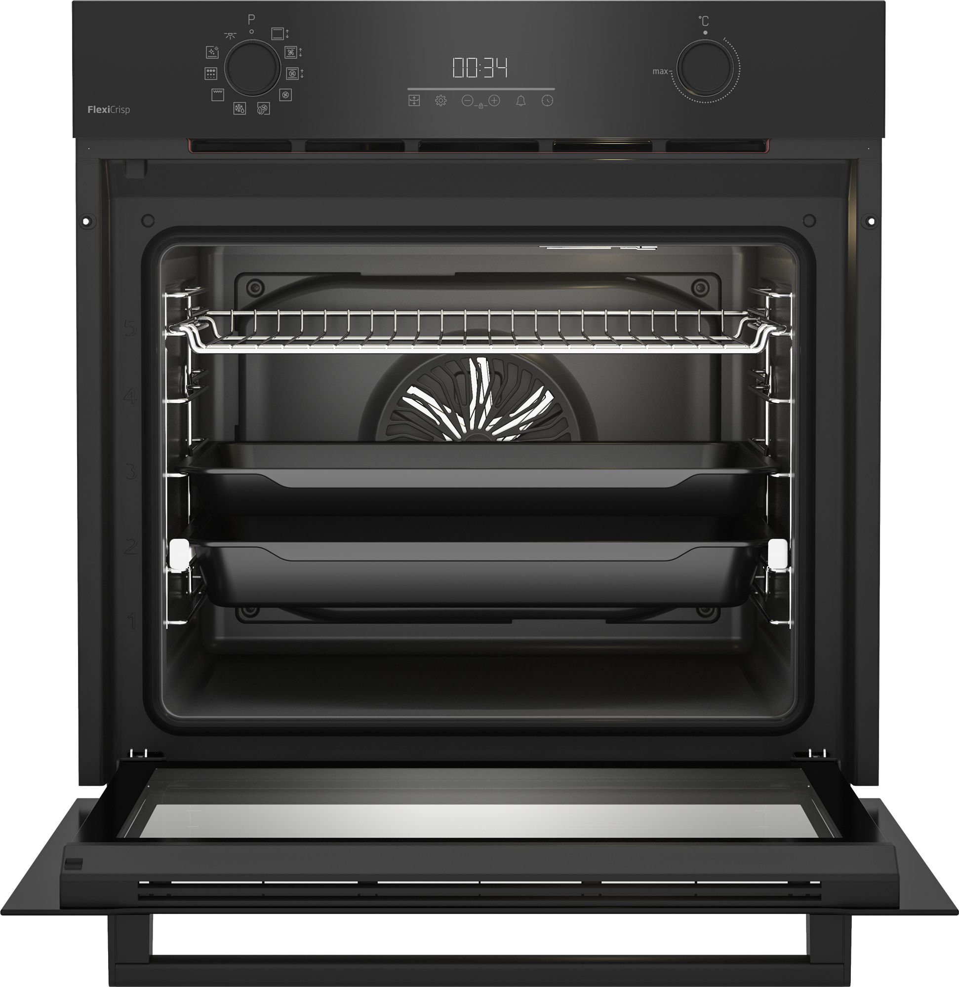 תנור בנוי פירוליטי Beko BBIM17300BFMPSE – בנפח 72 ליטר עם AeroPerfect ו-13 תוכניות אפייה | יבואן רשמי-משלוח מהיר – תמונה 2