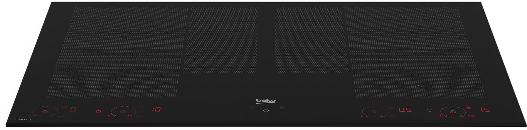 כיריים אינדוקציה Beko HII88810NT שחור - 8 אזורי בישול יבואן רשמי – תמונה 6