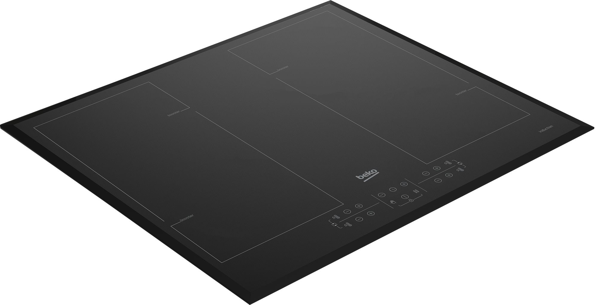 כיריים אינדוקציה Beko HII64205F2MT שחור - 4 אזורי בישול יבואן רשמי – תמונה 2