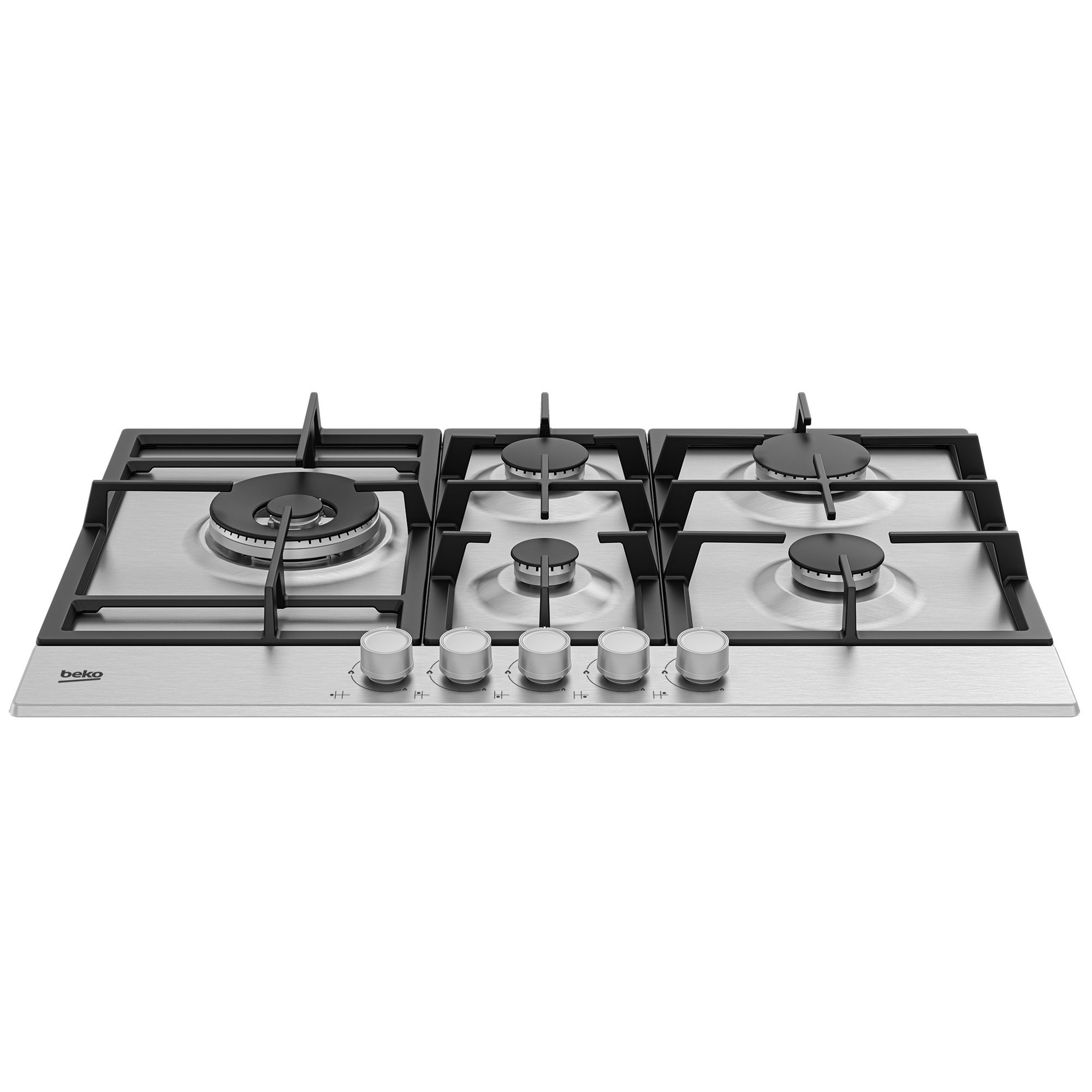 כיריים גז 5 להבות Beko HIAL752205SX נירוסטה יבואן רשמי – תמונה 2