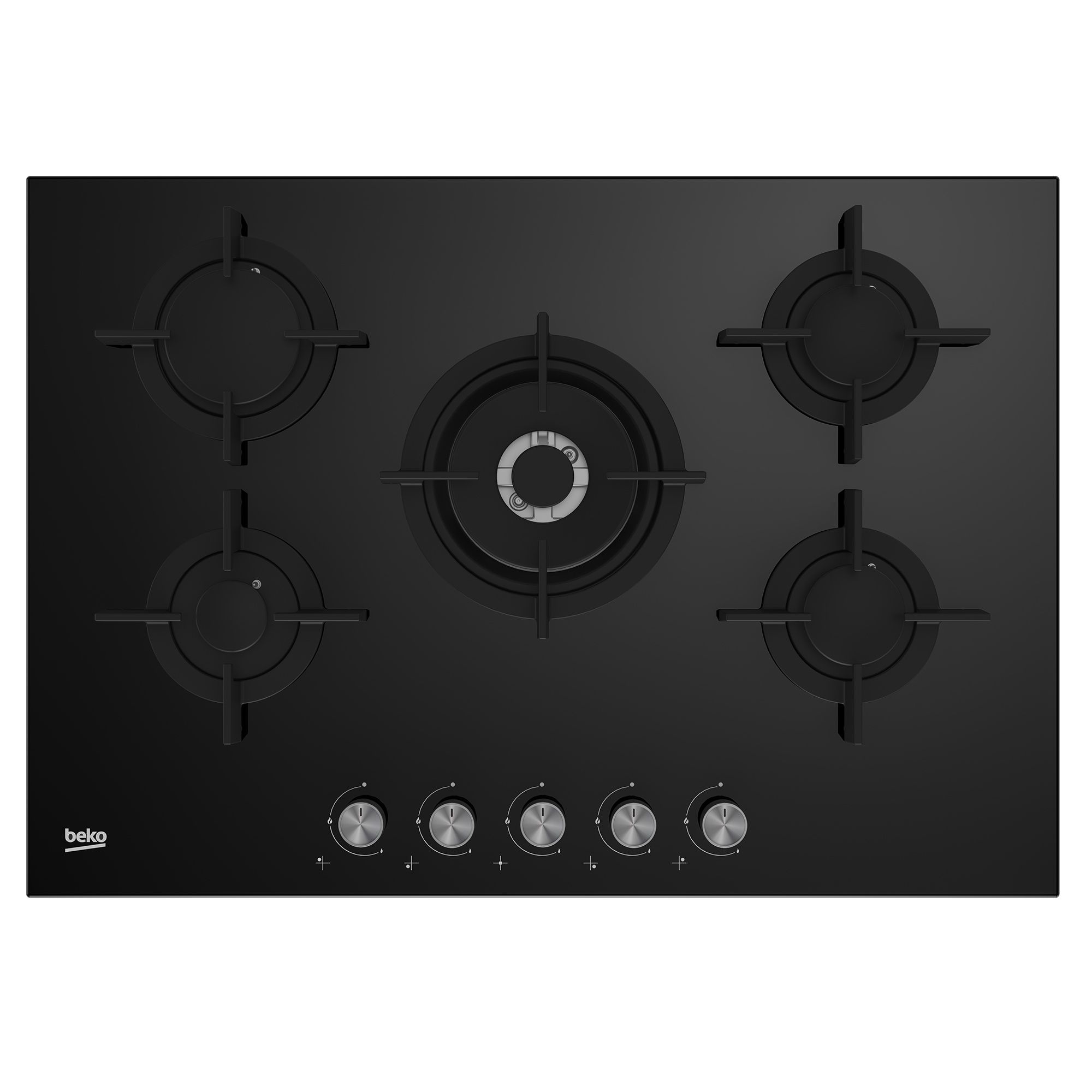 כיריים גז 5 להבות Beko HILW75220S שחור יבואן רשמי