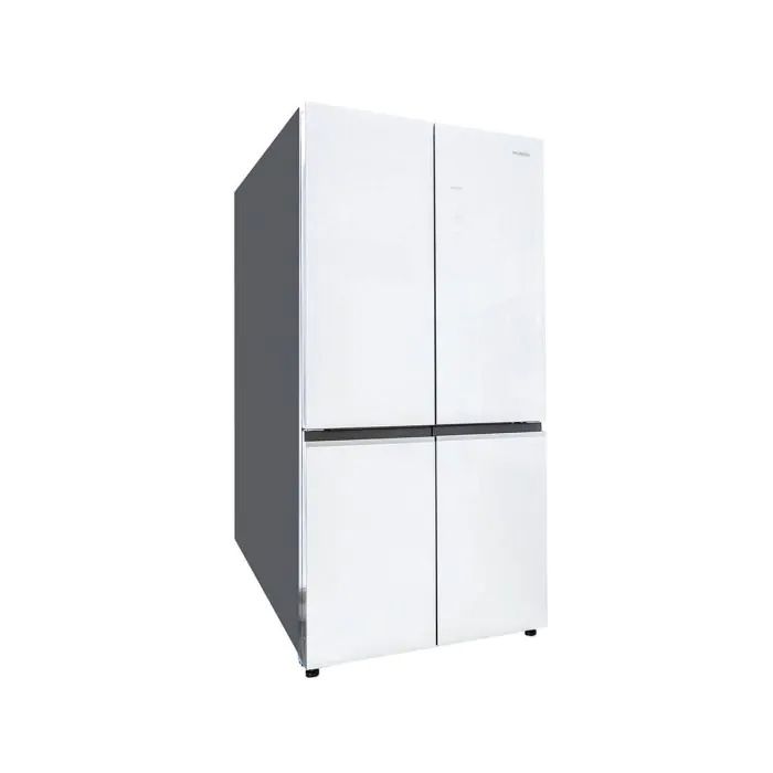 מקרר 4 דלתות Hyundai HARF-4585W זכוכית לבנה מקפיא תחתון – תמונה 2