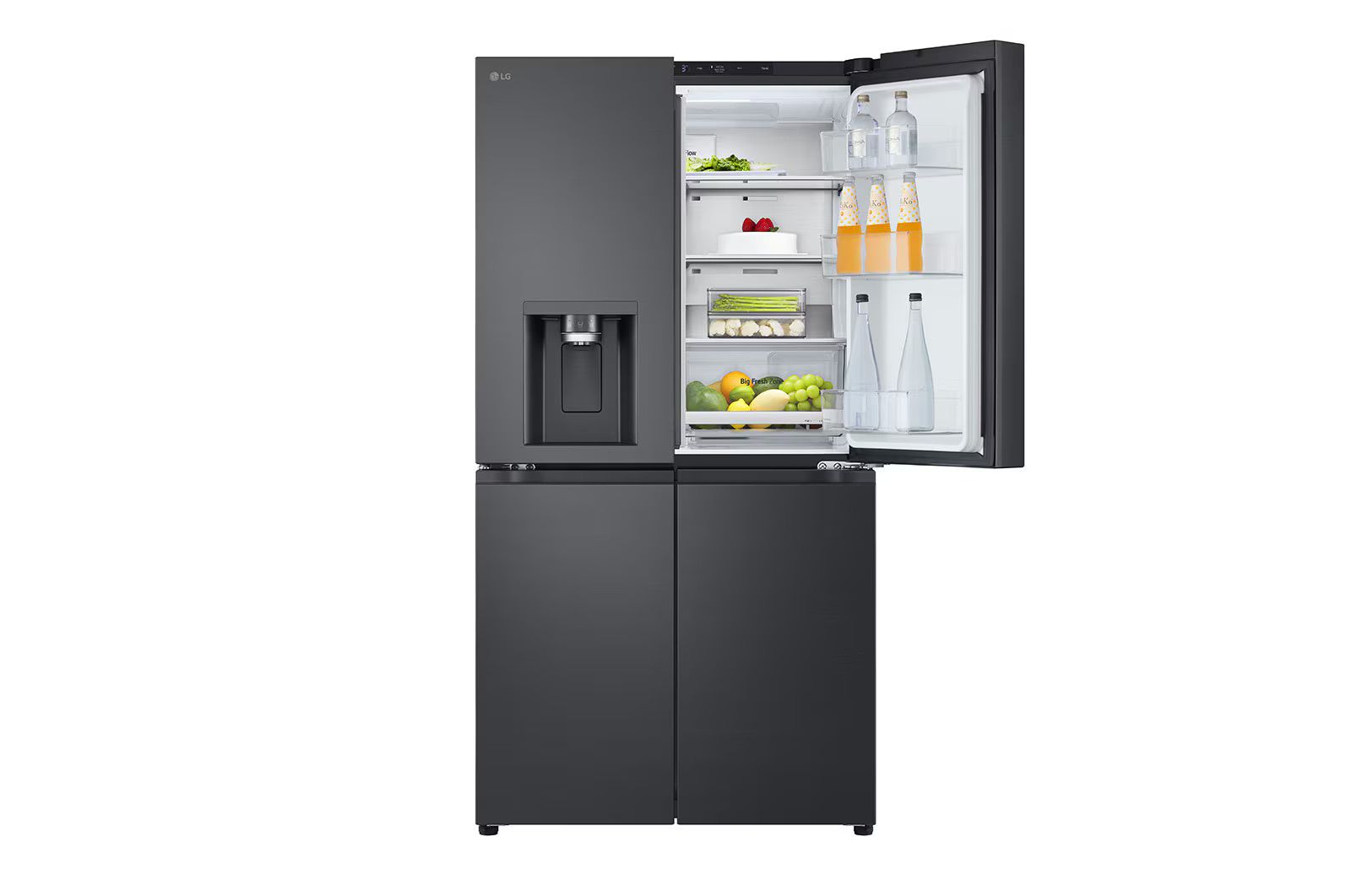 מקרר 4 דלתות LG GR-930BDIS נפח 842 ליטר | התקן שבת | ThinQ | נירוסטה מושחרת | יבואן רשמי – תמונה 5