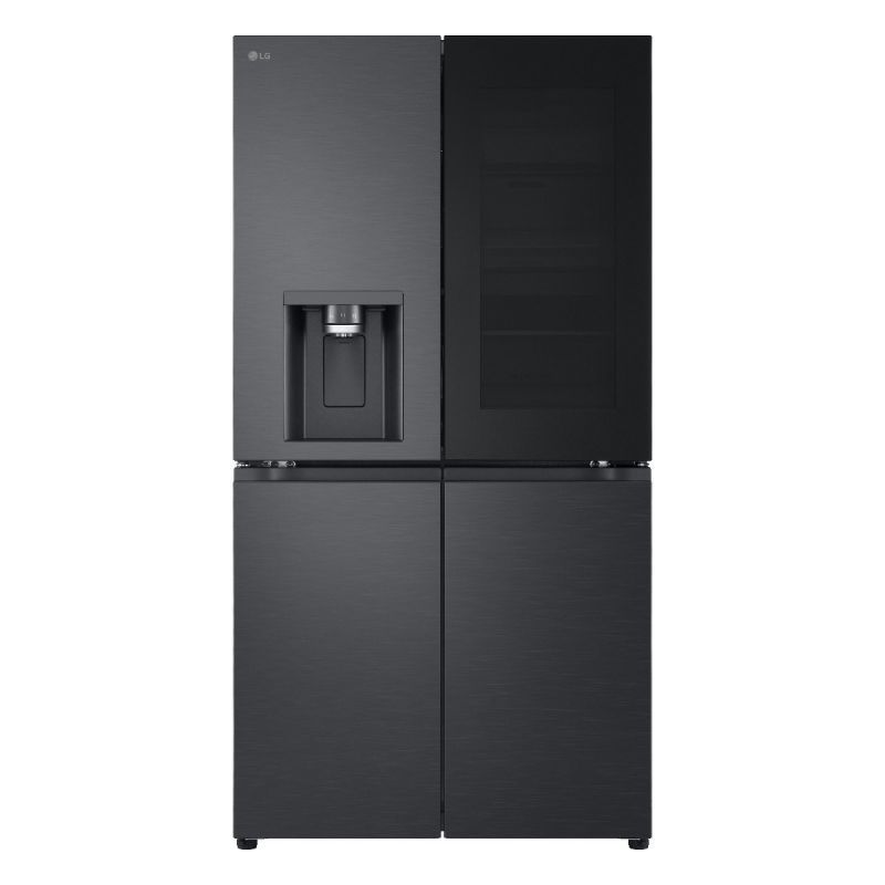 מקרר 4 דלתות מקפיא תחתון LG GR-930BINS נירוסטה מושחרת 842 ליטר | יבואן רשמי – תמונה 2