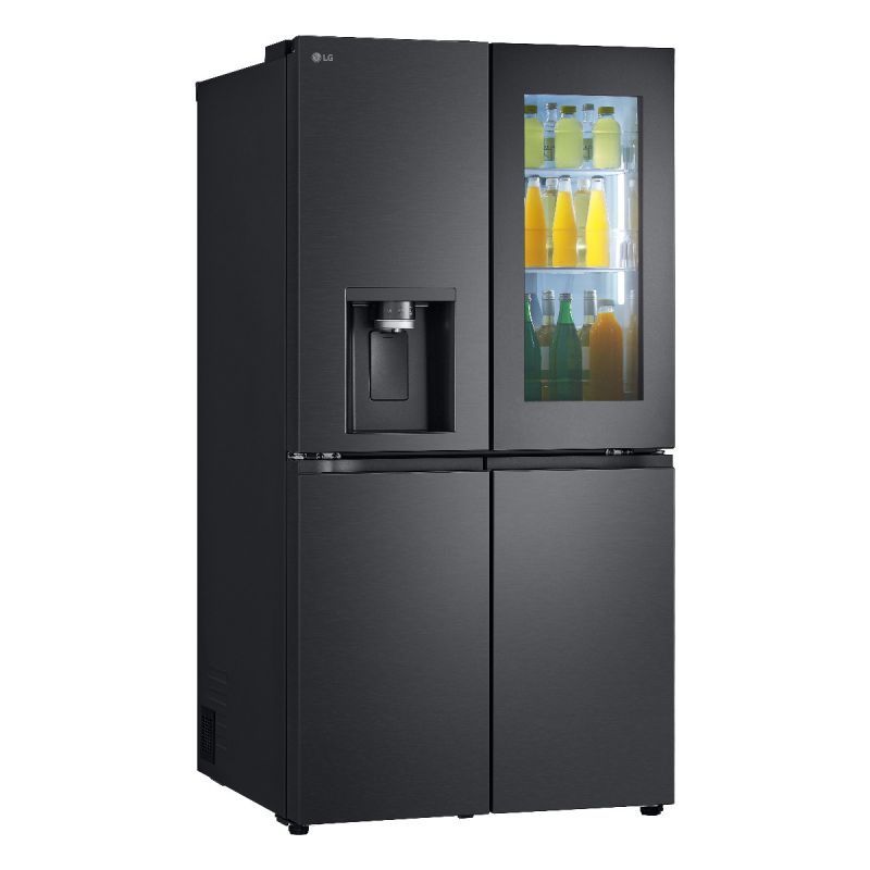 מקרר 4 דלתות מקפיא תחתון LG GR-930BINS נירוסטה מושחרת 842 ליטר | יבואן רשמי – תמונה 4