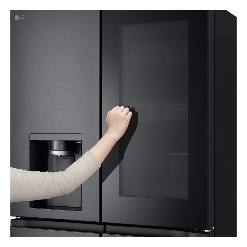 מקרר 4 דלתות מקפיא תחתון LG GR-930BINS נירוסטה מושחרת 842 ליטר | יבואן רשמי – תמונה 5