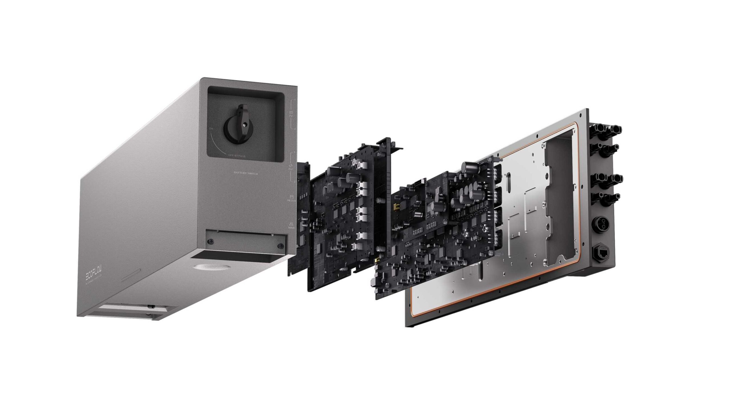 קיט מערכת אגירה EcoFlow Power Ocean DC-FIT 10kWh עם סוללות LFP לממיר קיים - יבואן רשמי – תמונה 2