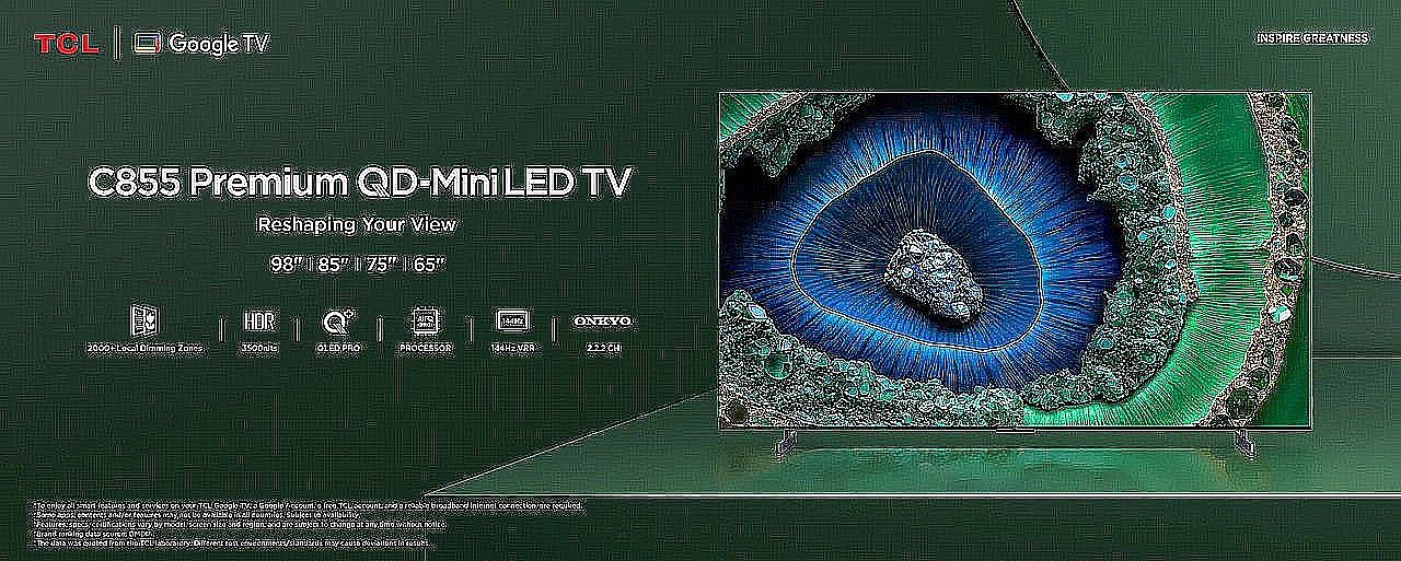 טלוויזיה חכמה 98 אינץ' TCL 98C855 Premium QD-Mini LED 4K TV | יבואן רשמי – תמונה 8