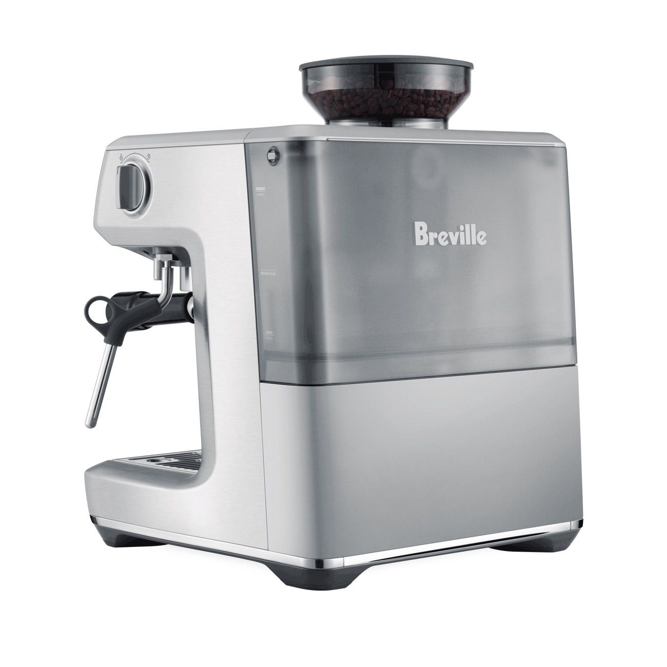 Breville Barista Express Impress BES876BSS - מכונת אספרסו עם מטחנה מובנית, 25 דרגות טחינה והקצפת חלב מקצועית | יבואן רשמי | משלוח מהיר – תמונה 3