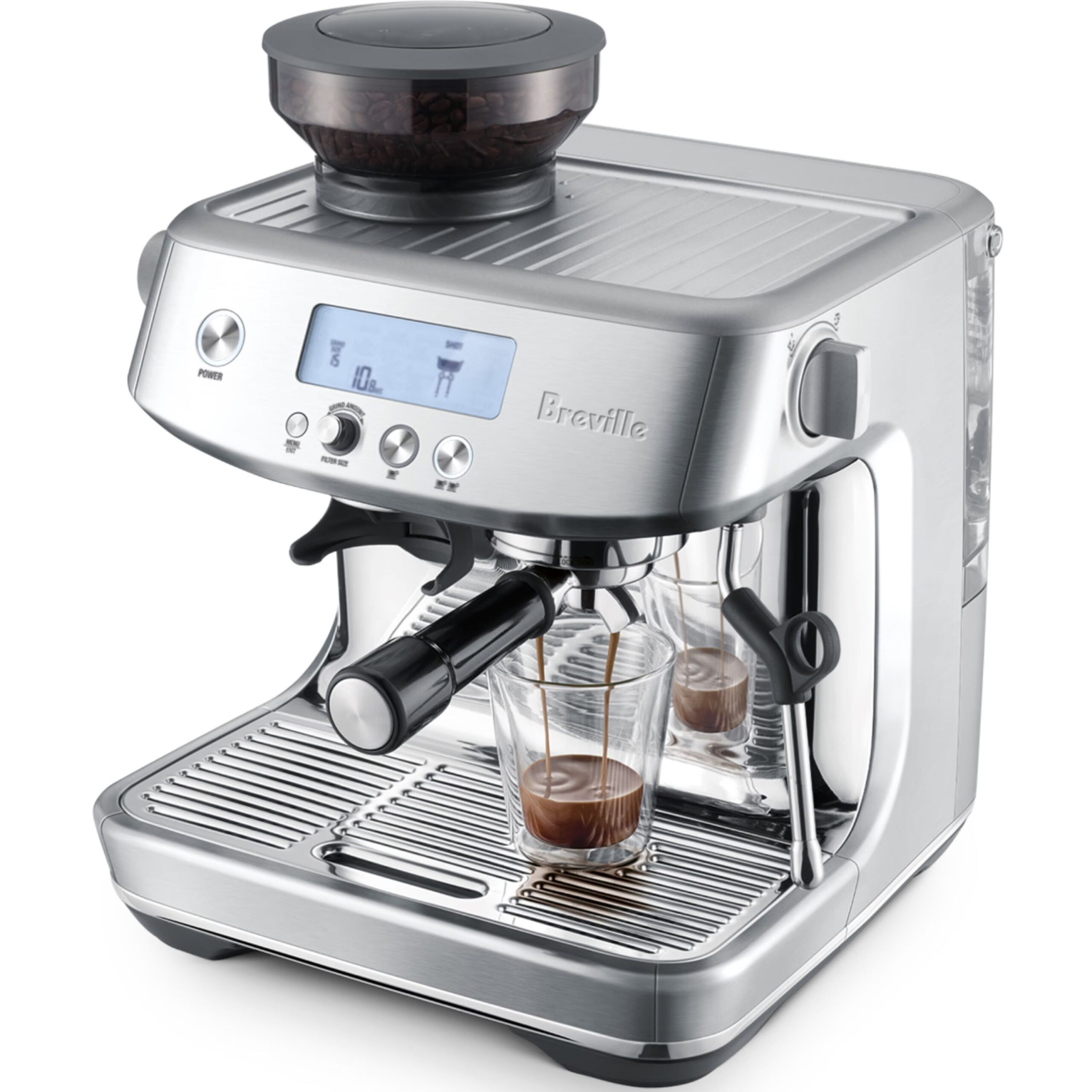 Breville Barista Pro BES878 – מכונת אספרסו ביתית עם מטחנה מובנית וחימום מיידי ThermoJet | יבואן רשמי-משלוח מהיר – תמונה 3