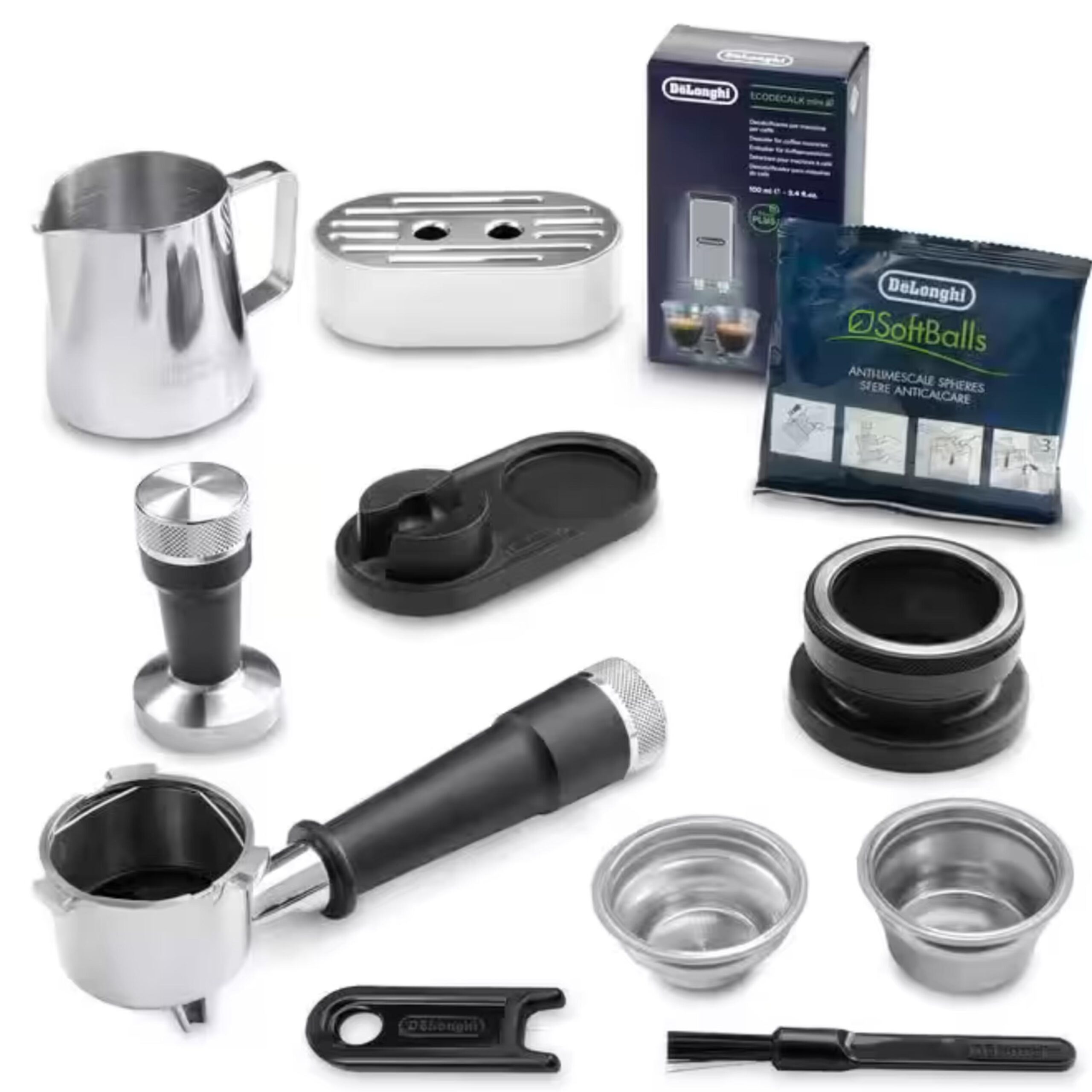 מכונת קפה ידנית DeLonghi EC9155.W La Specialista Arte – בריסטה ביתית לבנה עם מטחנה מובנית | יבואן רשמי-משלוח מהיר – תמונה 3