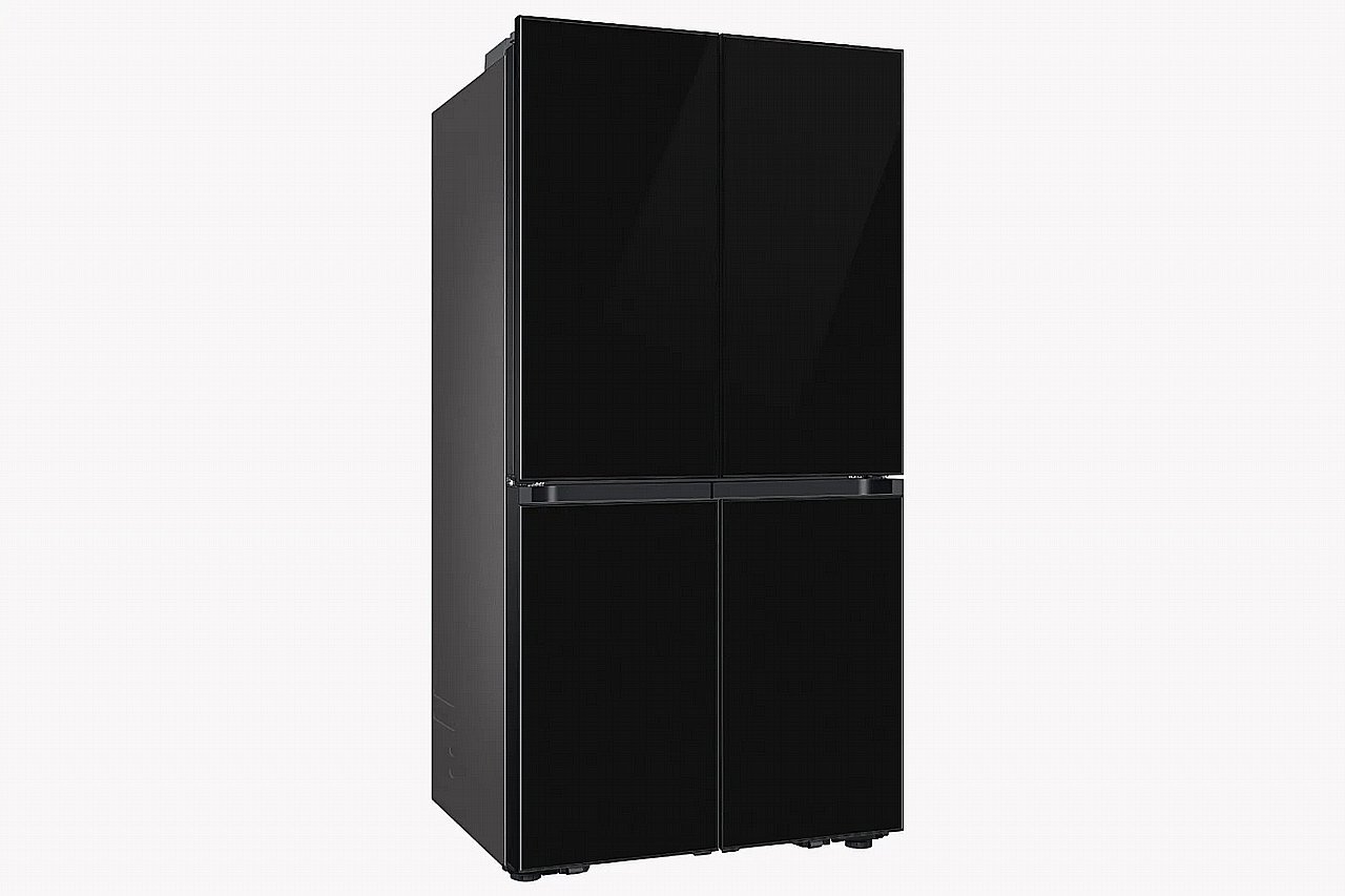 מקרר 4 דלתות מקפיא תחתון 852 ליטר Samsung RF88DB9623BK BESPOKE זכוכית שחורה - יבואן רשמי – תמונה 3