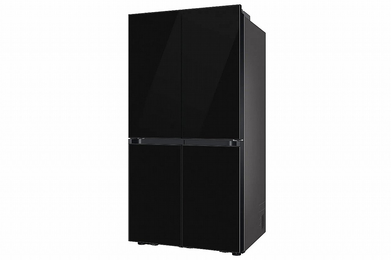 מקרר 4 דלתות מקפיא תחתון 852 ליטר Samsung RF88DB9623BK BESPOKE זכוכית שחורה - יבואן רשמי – תמונה 4