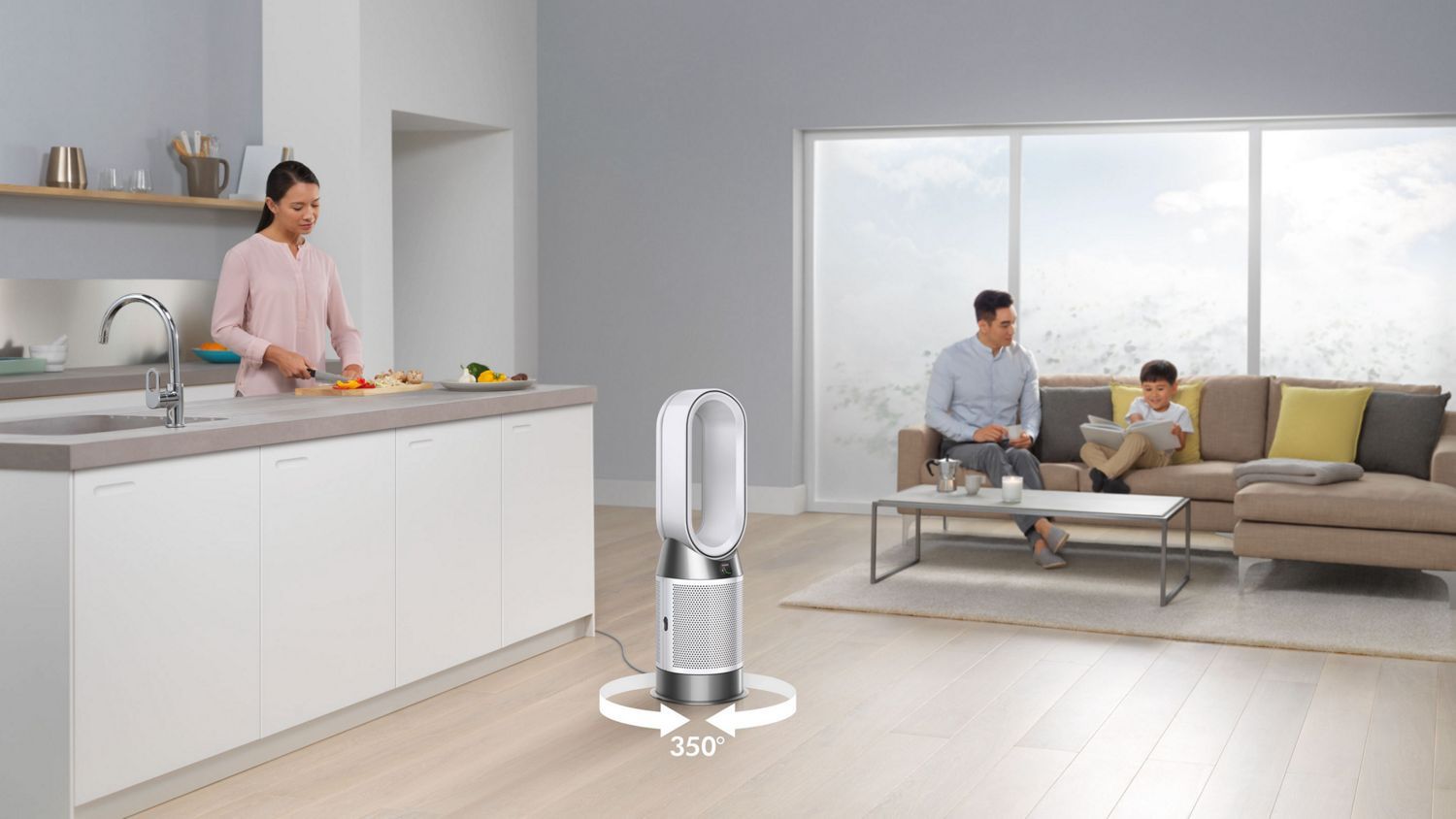 מסנן אוויר חם וקר Dyson Purfier Hot+Cool Gen1 דגם: HP10 – תמונה 3