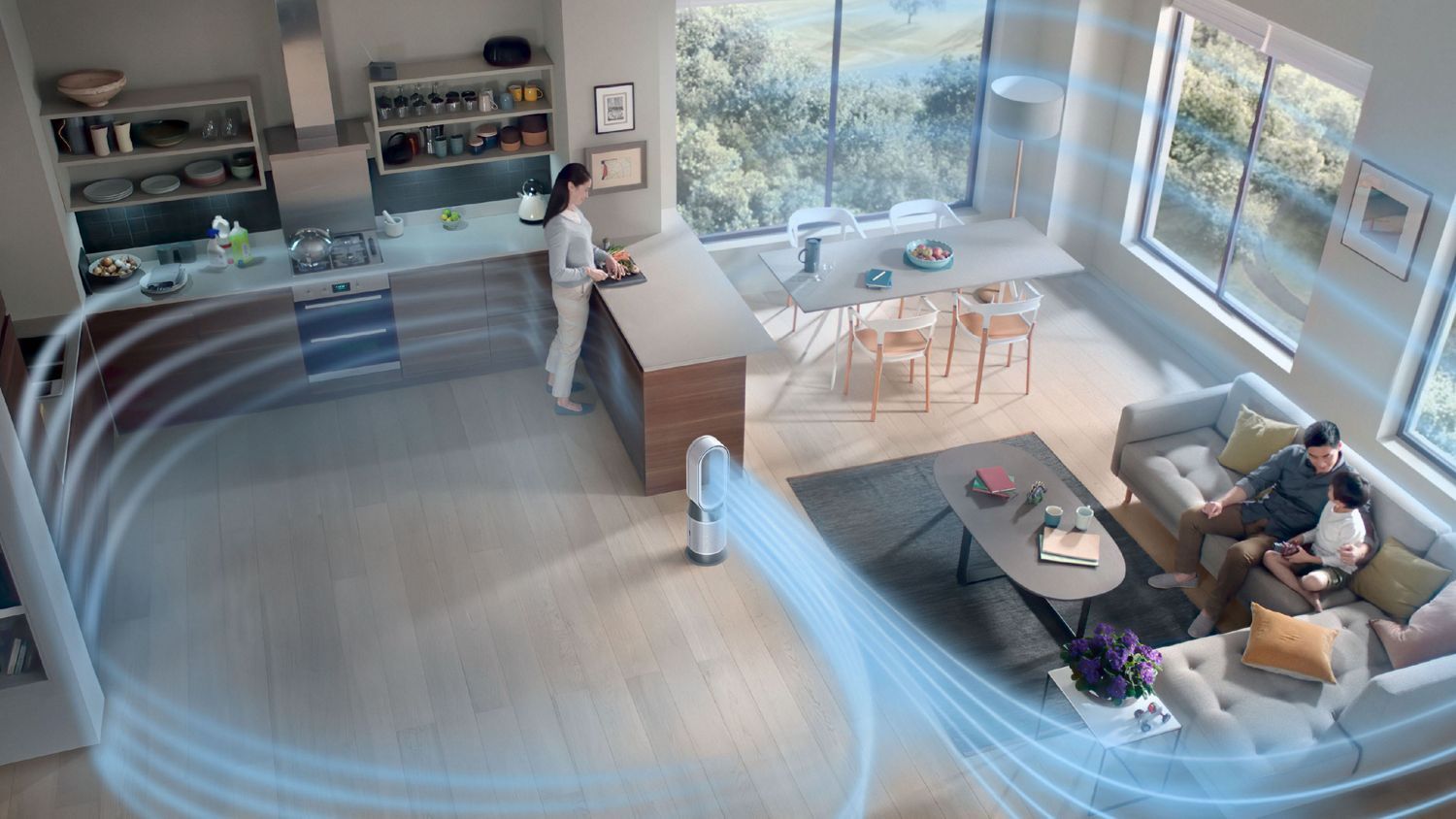 מסנן אוויר חם וקר Dyson Purfier Hot+Cool Gen1 דגם: HP10 – תמונה 7