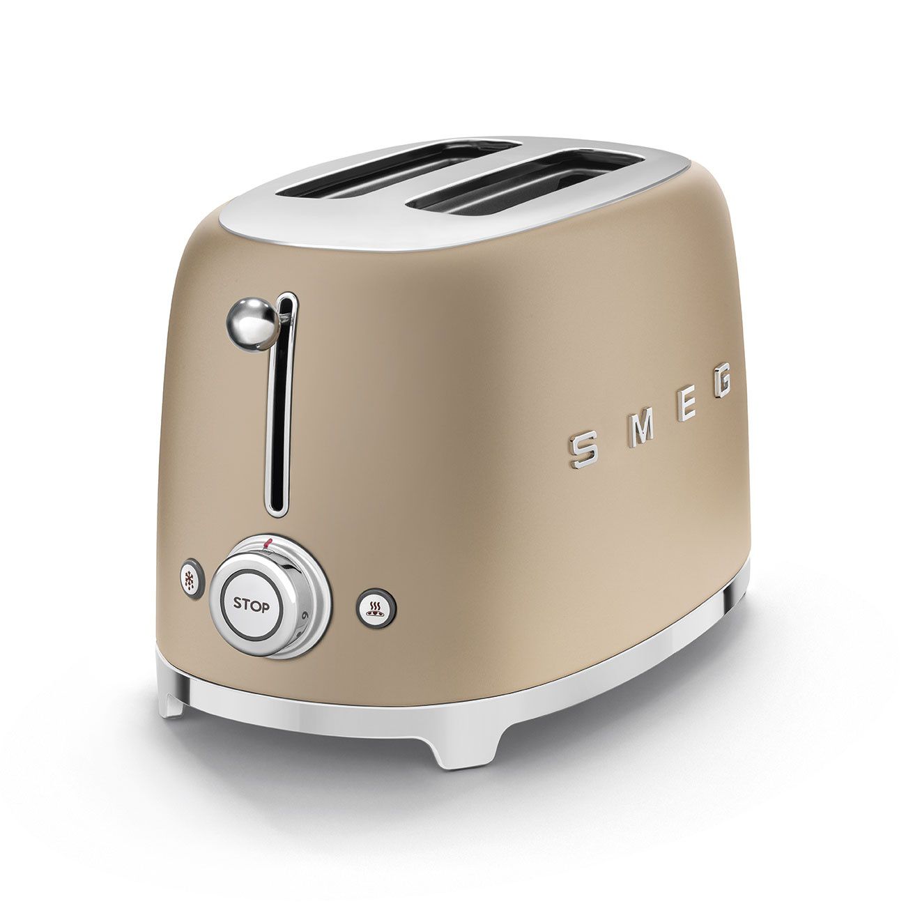 מצנם 2 פרוסות SMEG TSF01CHMEU סמג צבע שמפניה מט | משלוח מהיר – תמונה 3