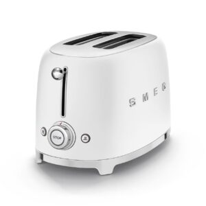 מצנם 2 פרוסות SMEG TSF01 סמג צבע לבן מט |  משלוח מהיר