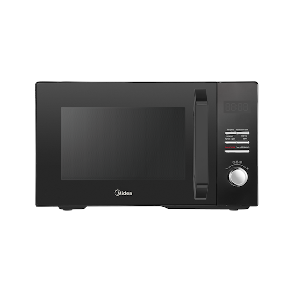 מיקרוגל MIDEA AM9P022MX 25 ליטר – הפעלה מכנית 900W בגימור שחור | יבואן רשמי-משלוח מהיר