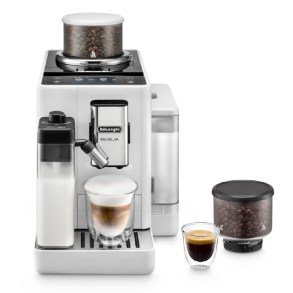 מכונת אספרסו דלונגי Delonghi דגם RIVELIA EXAM440.55.W לבן - יבואן רשמי – תמונה 3