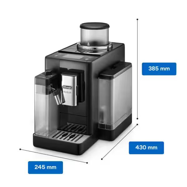 מכונת אספרסו דלונגי Delonghi דגם RIVELIA EXAM440.55.B שחור - יבואן רשמי