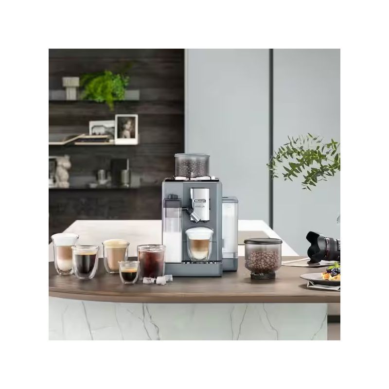 מכונת אספרסו דלונגי Delonghi דגם RIVELIA EXAM440.55.G אפור - יבואן רשמי