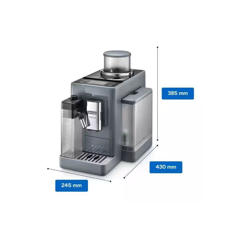 מכונת אספרסו דלונגי Delonghi דגם RIVELIA EXAM440.55.G אפור - יבואן רשמי – תמונה 3