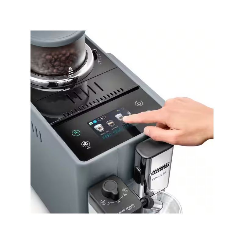 מכונת אספרסו דלונגי Delonghi דגם RIVELIA EXAM440.55.G אפור - יבואן רשמי – תמונה 5