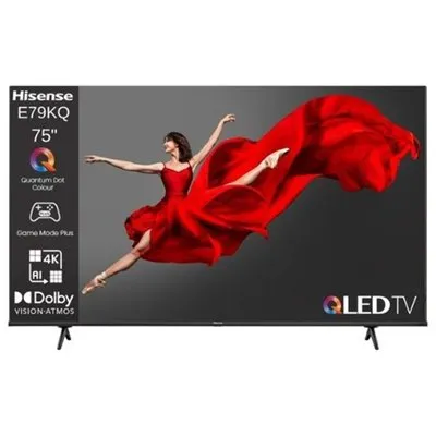 טלוויזיה חכמה 65 אינץ' Hisense 65E79KQ QLED 4K UHD יבואן רשמי – תמונה 7