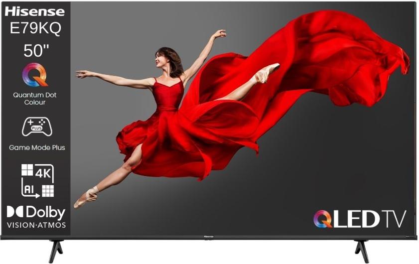 טלוויזיה חכמה 50 אינץ' Hisense 50E79KQ QLED 4K UHD יבואן רשמי – תמונה 6