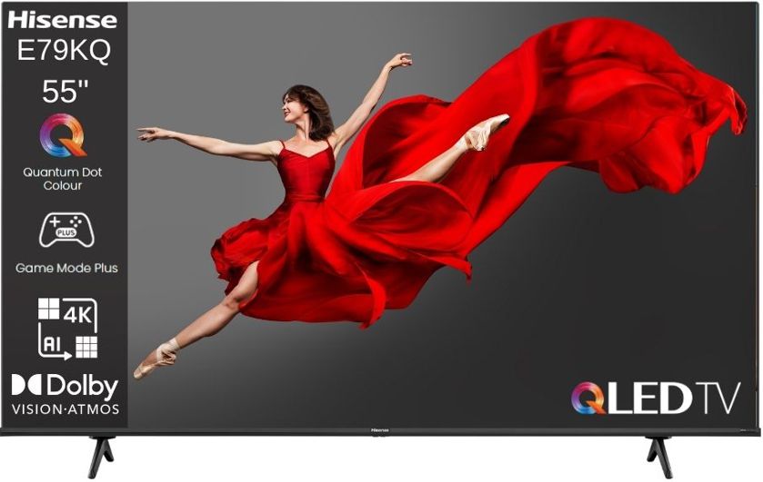 טלוויזיה חכמה 55 אינץ' Hisense 55E79KQ QLED 4K UHD יבואן רשמי – תמונה 6