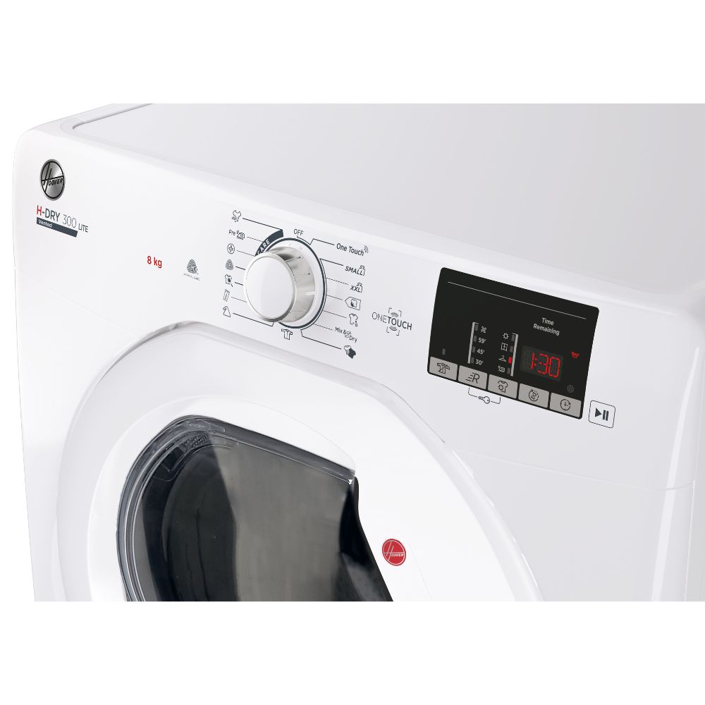 מייבש כביסה 8 ק"ג שרשורי Hoover HLEV8DGISR – תמונה 2