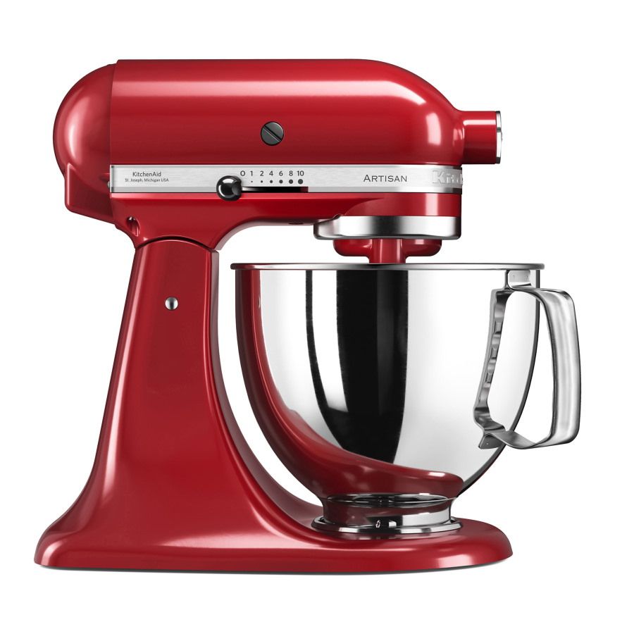מיקסר KitchenAid 5KSM125EER - אדום - 4.8 ליטר - עוצמה וסטייל במטבח שלך - יבואן רשמי – תמונה 2