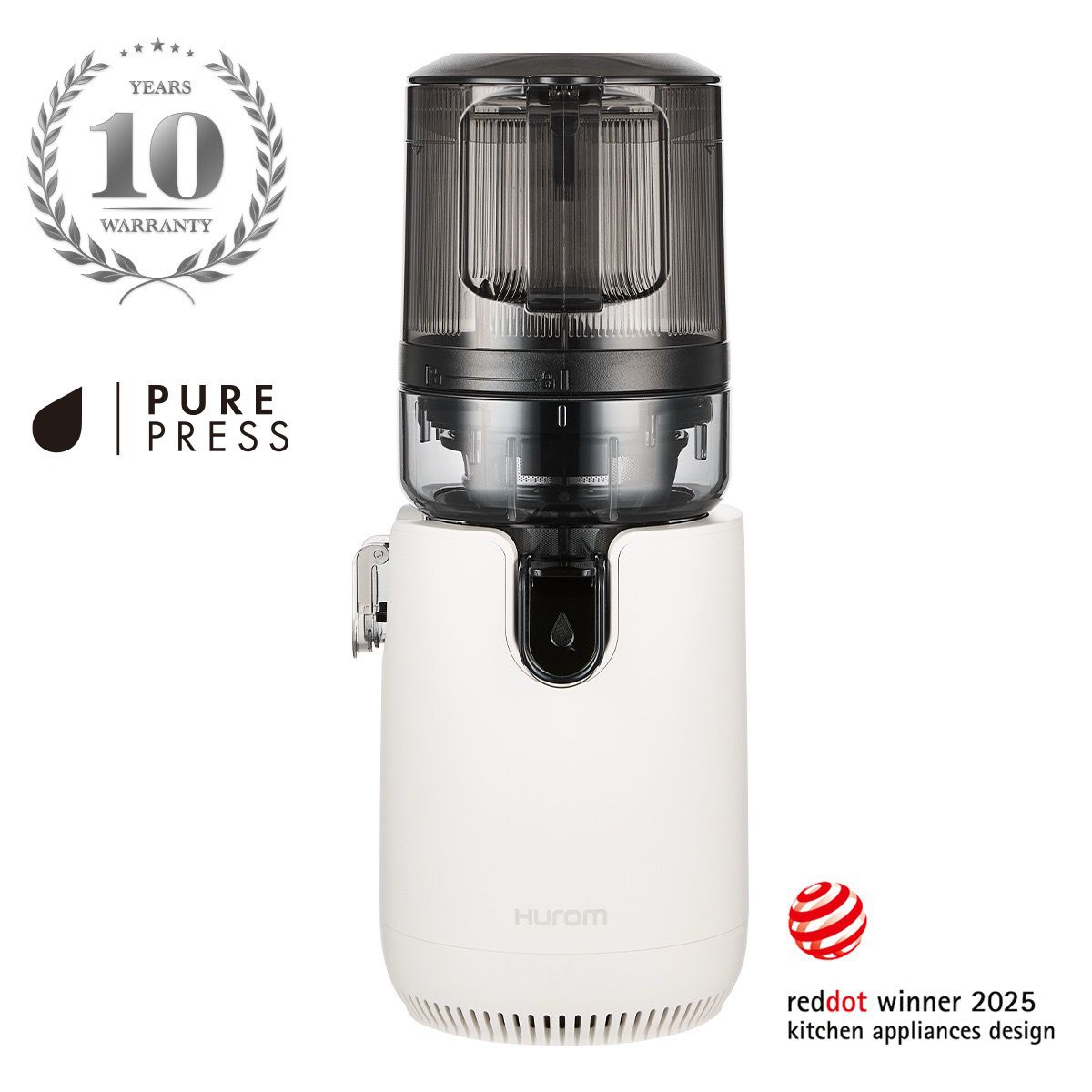 HUROM E50ST – מסחטת מיצים איטית קומפקטית עם Smart Hopper ושני מסננים | יבואן רשמי-משלוח מהיר – תמונה 6