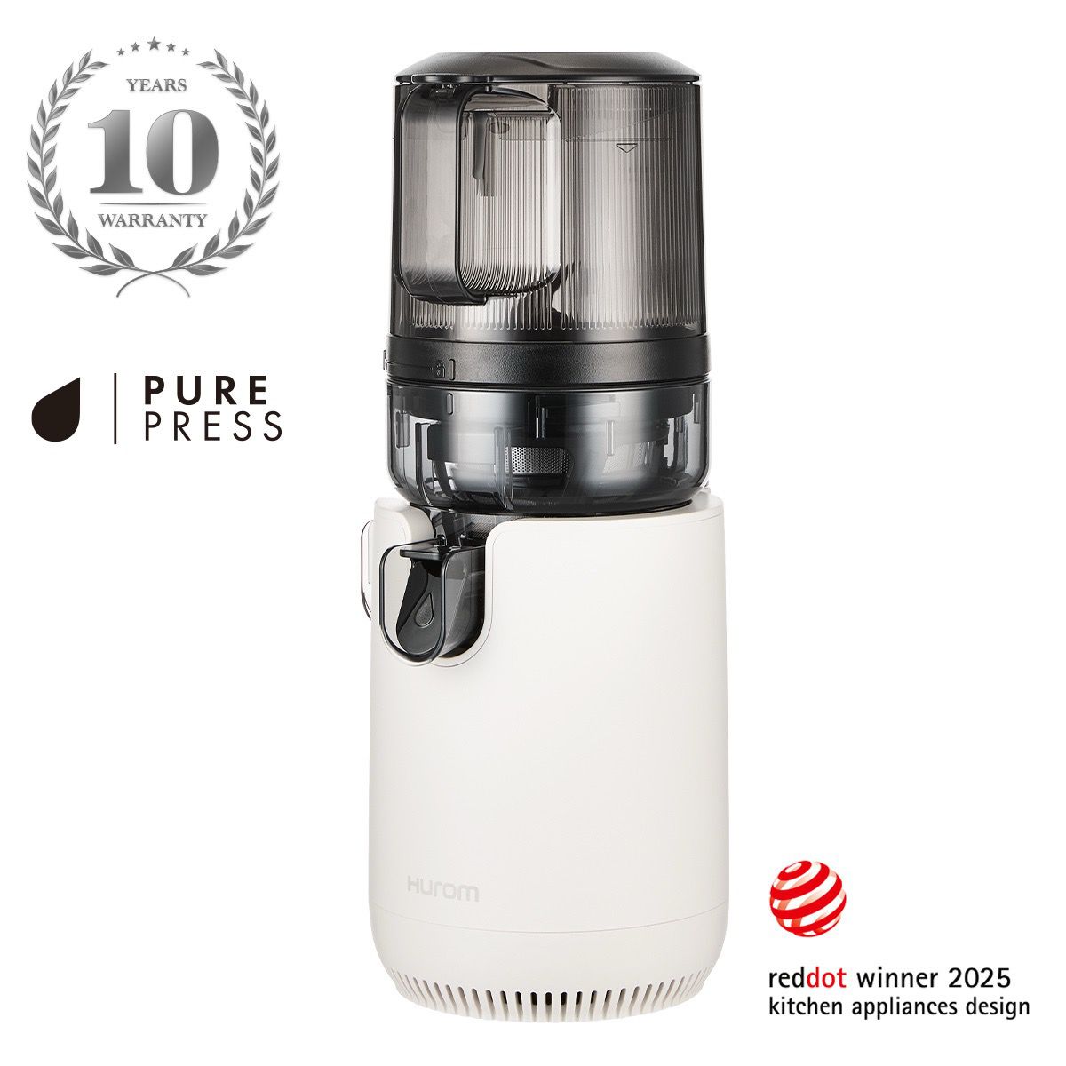 HUROM E50ST – מסחטת מיצים איטית קומפקטית עם Smart Hopper ושני מסננים | יבואן רשמי-משלוח מהיר – תמונה 7