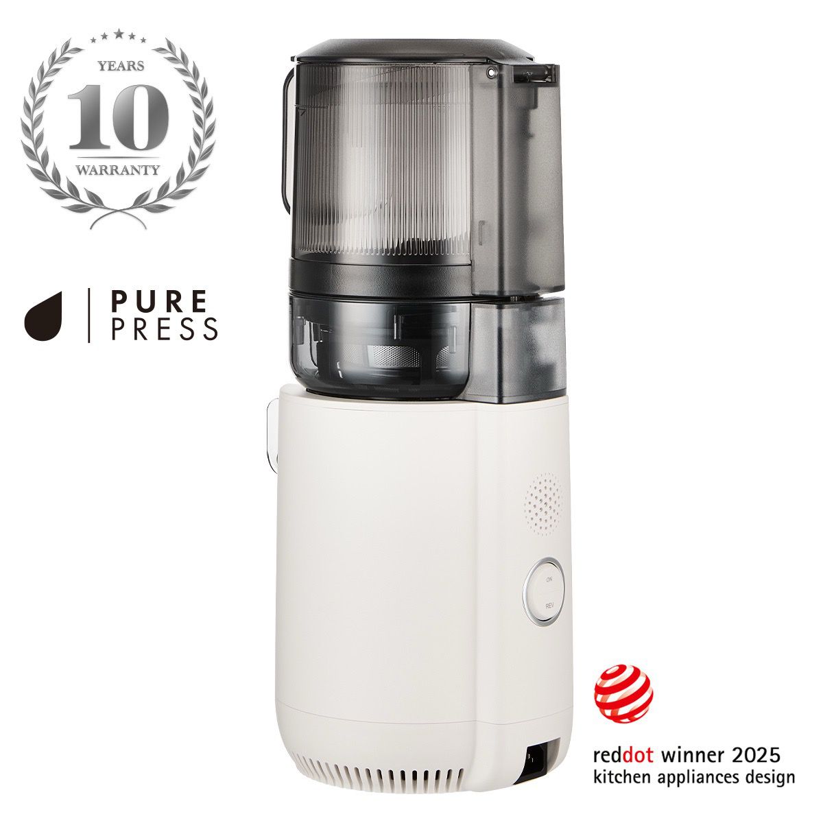 HUROM E50ST – מסחטת מיצים איטית קומפקטית עם Smart Hopper ושני מסננים | יבואן רשמי-משלוח מהיר – תמונה 8