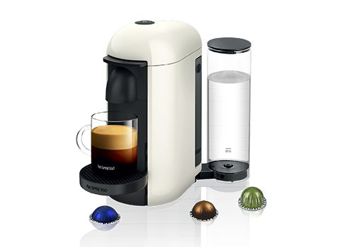 מכונת קפה Nespresso Vertuo Plus לבנה - יבואן רשמי