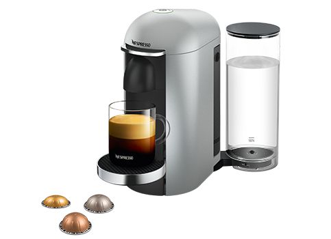 מכונת קפה Nespresso Vertuo Plus כסופה - יבואן רשמי