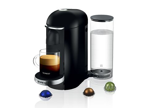 מכונת קפה Nespresso Vertuo Plus שחורה - יבואן רשמי