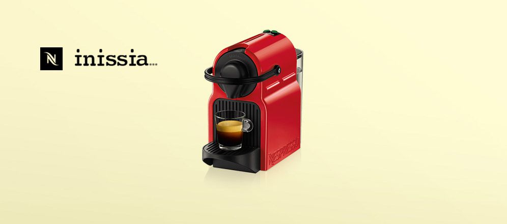 מכונת קפה NESPRESSO Inissia אדומה - יבואן רשמי