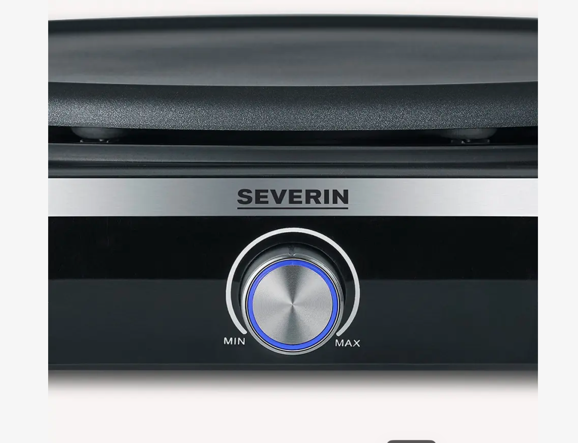 מכשיר להכנת קרפ Severin CM2199 – פלטת XXL נשלפת 38 ס"מ עם ציפוי Non-Stick | יבואן רשמי-משלוח מהיר – תמונה 3