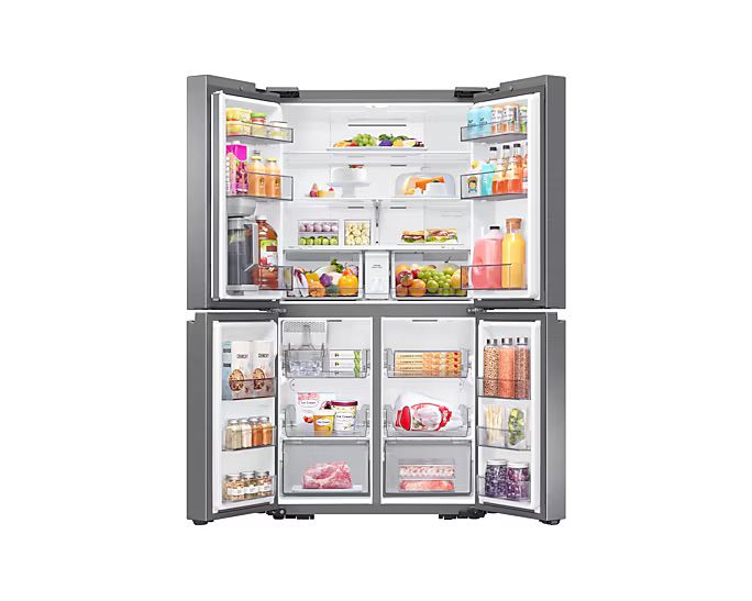 מקרר 4 דלתות Samsung RF59C701ES9 –בנפח 649 ליטר עם SpaceMax ו־Auto Ice Maker – תמונה 2